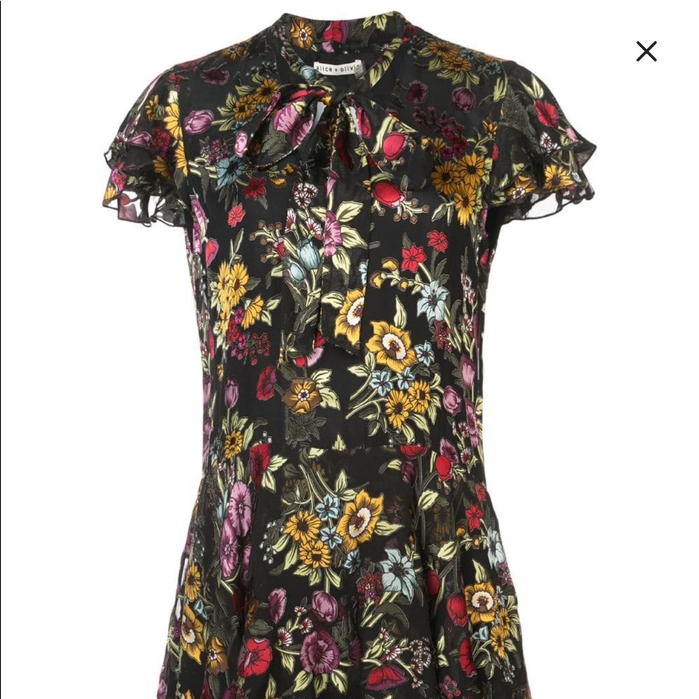 Alice + Olivia floral dress